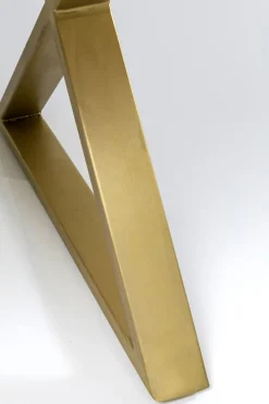 Bord Eternity - Keramik/ Kryssben Guld, 180x90cm - KARE Design