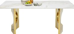 Bord Eternity Oho - Keramik/Guld, 180x90cm - KARE Design