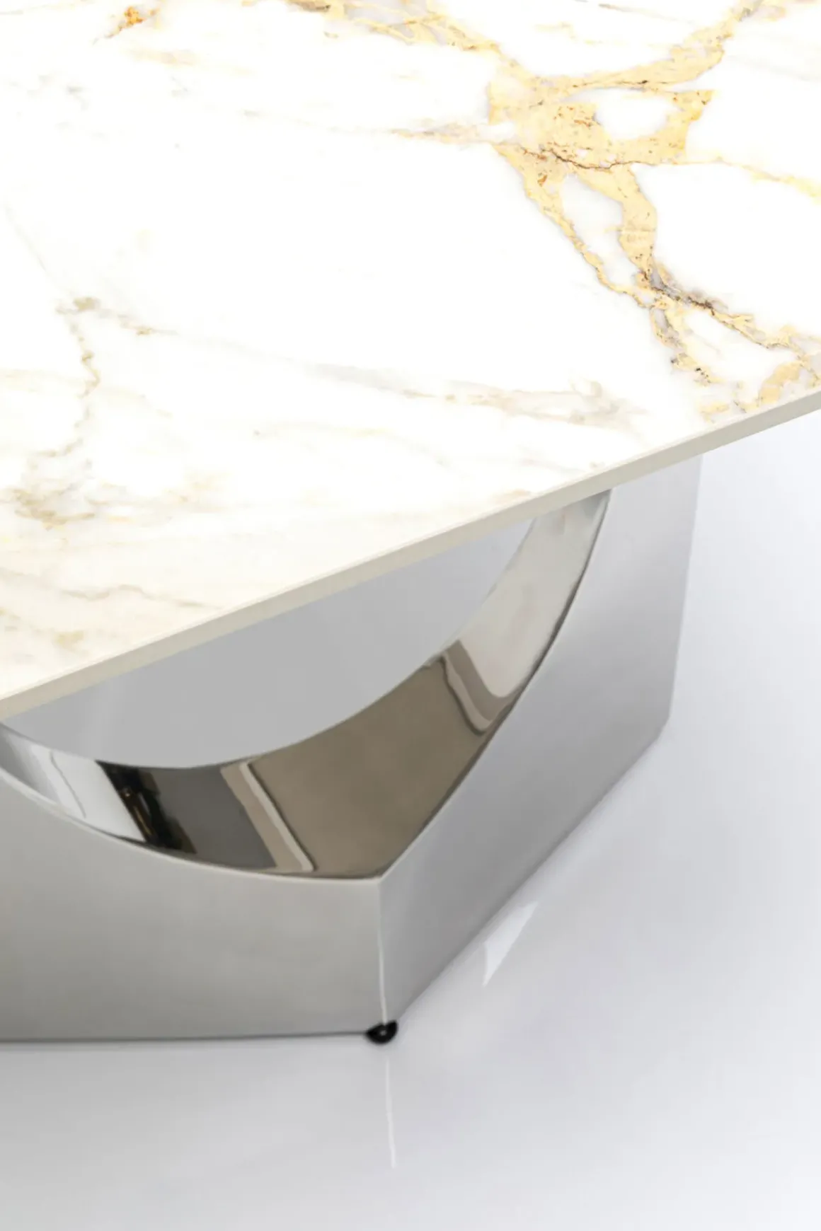 Bord Eternity Oho - Keramik/Krom, 180x90cm - KARE Design