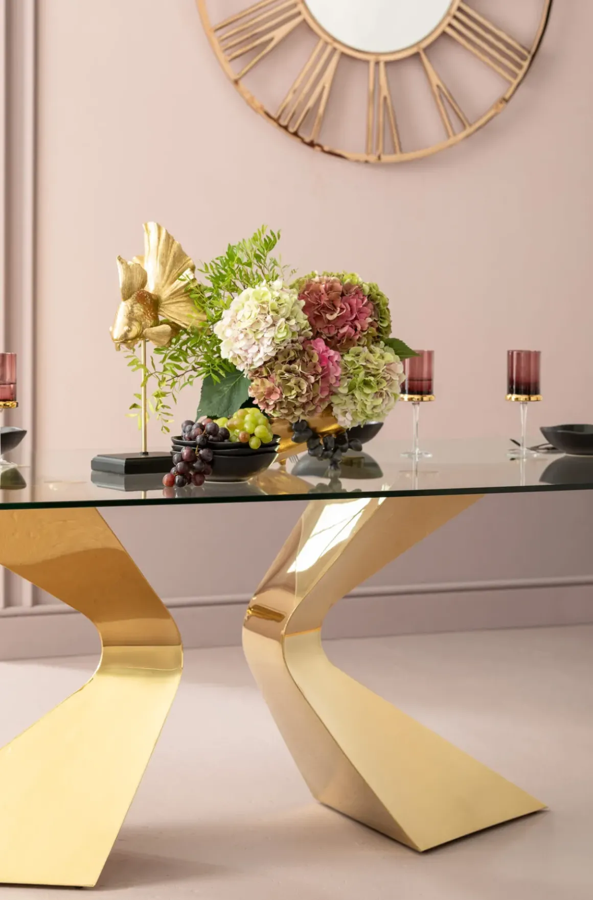Bord Gloria Guld 200x100cm - KARE Design