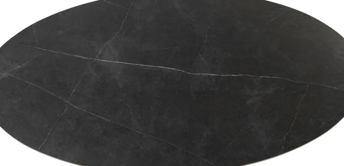 Bord Grande Possibilita Oval - Sten/Svart, 220x120cm - KARE Design