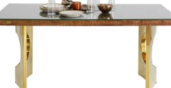 Bord Harmony Oho Conley - Massivt Mörkt Trä, 180x90cm - KARE Design