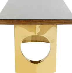 Bord Harmony Oho Conley - Massivt Mörkt Trä, 180x90cm - KARE Design