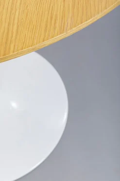 Bord Invitation - Runt Matbord Ek/Vit, Ø90cm - KARE Design