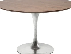 Bord Invitation - Runt Matbord Valnöt/Zink, Ø120cm - KARE Design