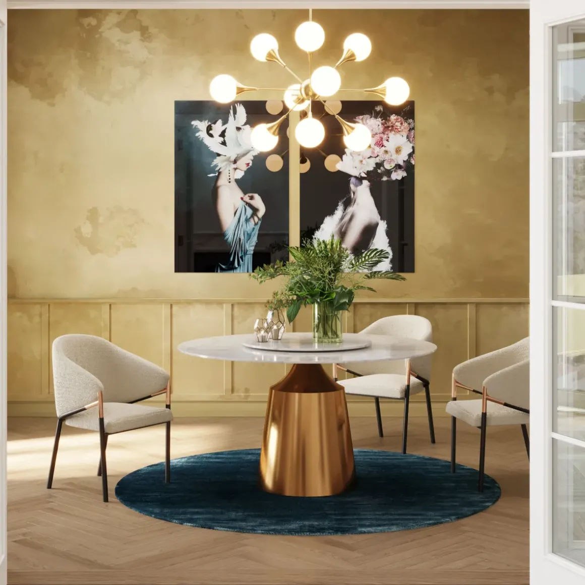 Bord Lucia, Ø165cm - KARE Design