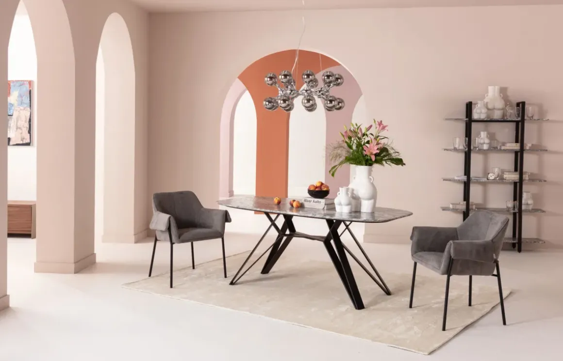 Bord Okinawa - Bordskiva i Granit, 180x90cm - KARE Design
