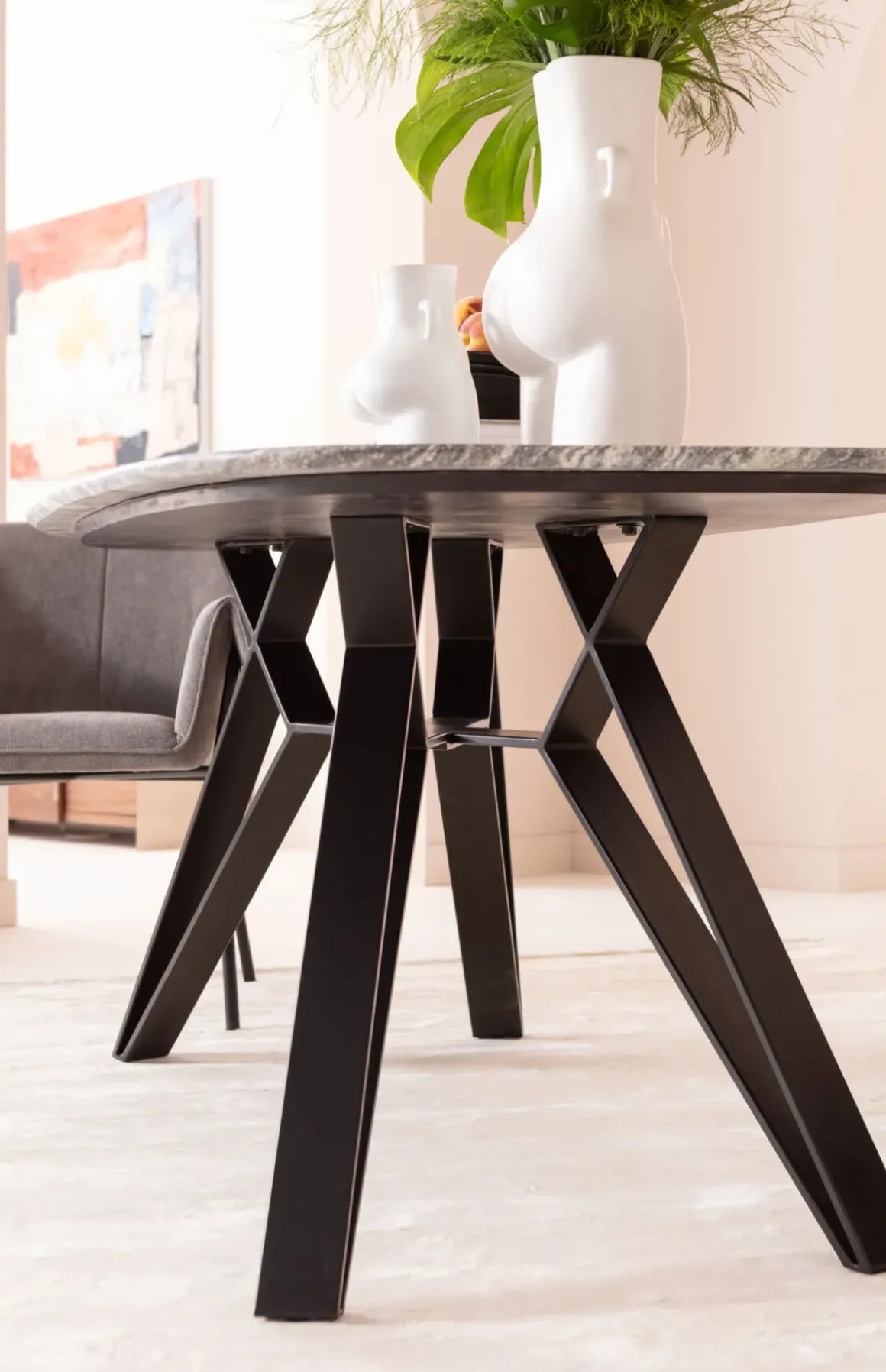 Bord Okinawa - Bordskiva i Granit, 180x90cm - KARE Design