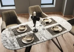 Bord Okinawa - Bordskiva i Granit, 180x90cm - KARE Design