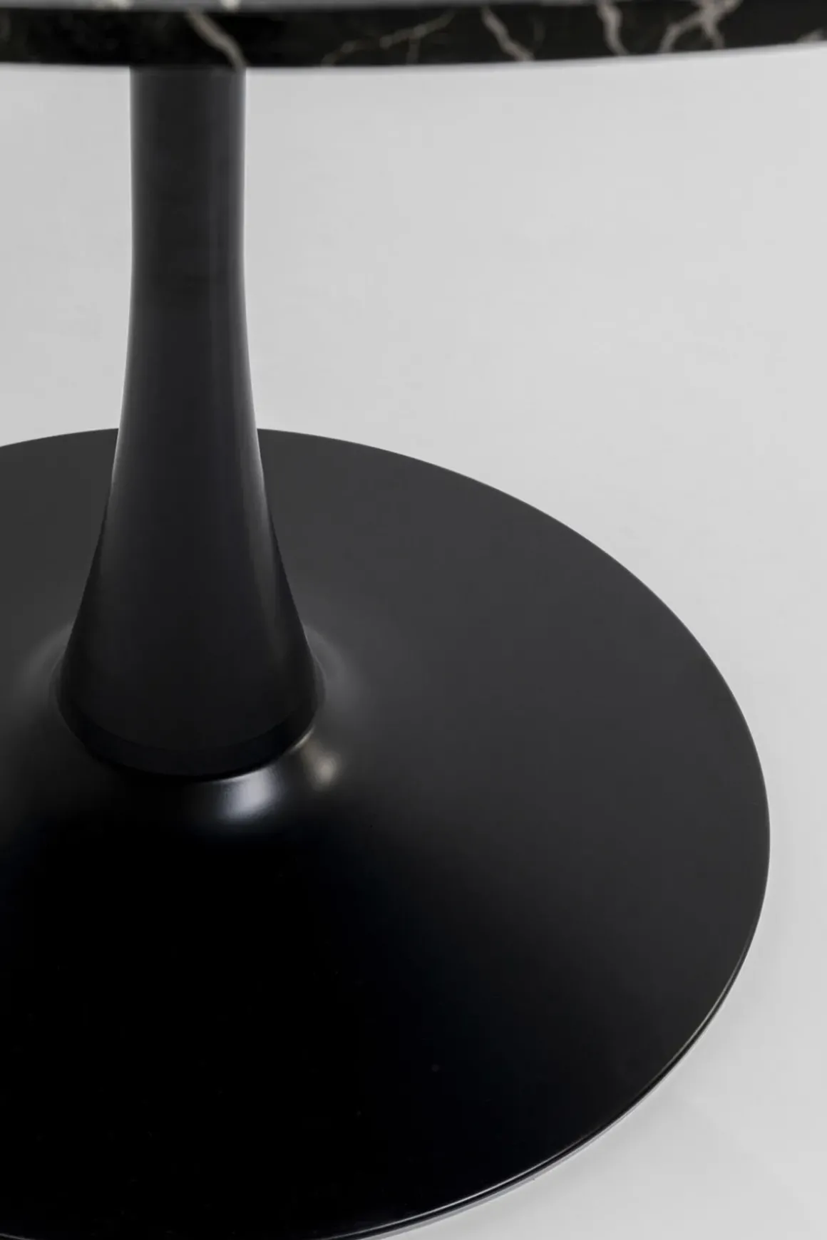 Bord Schickeria - Marmor, Svart, Ø110cm - KARE Design