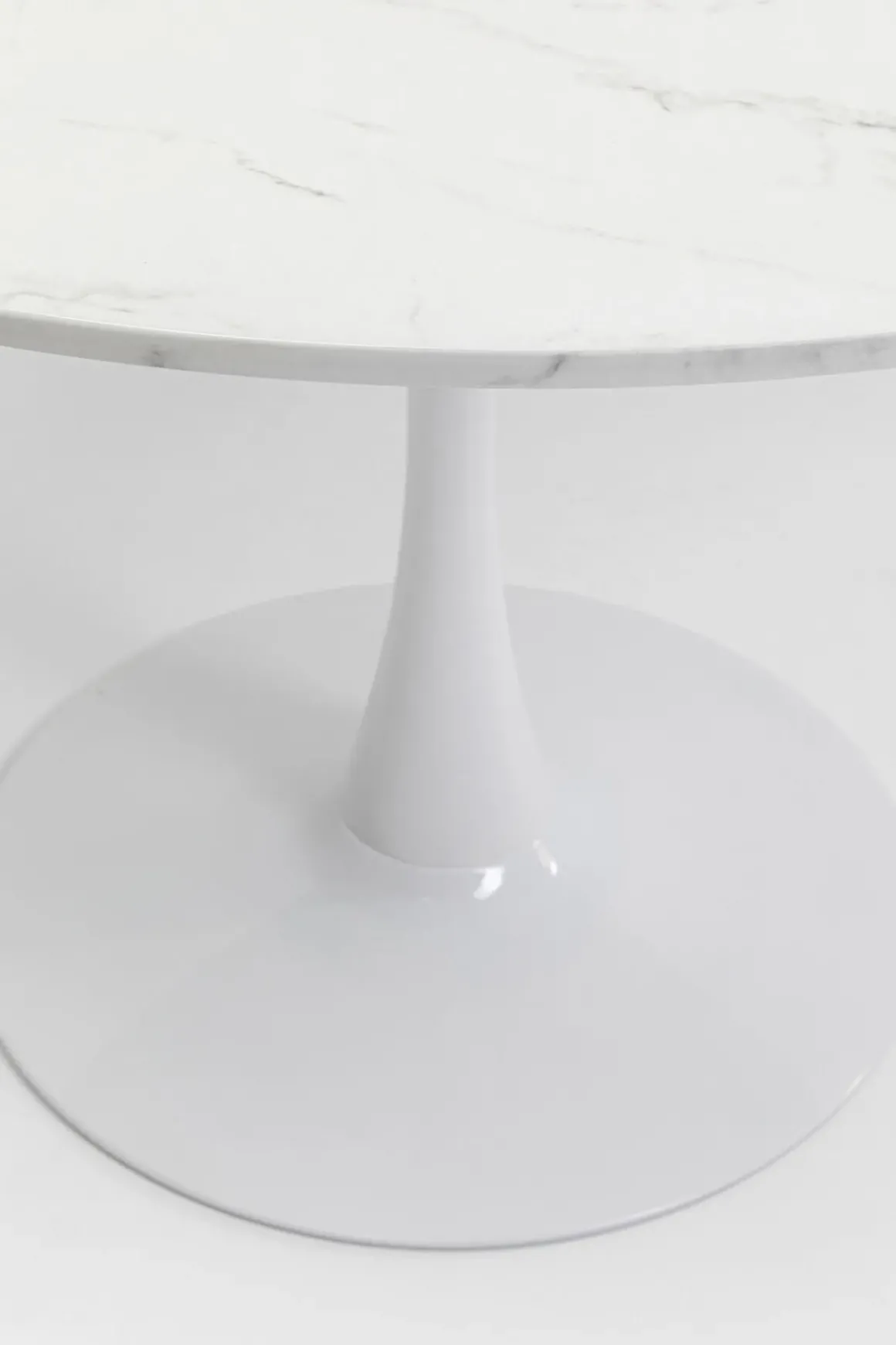Bord Schickeria- Marmor, vit, Ø110cm - KARE Design