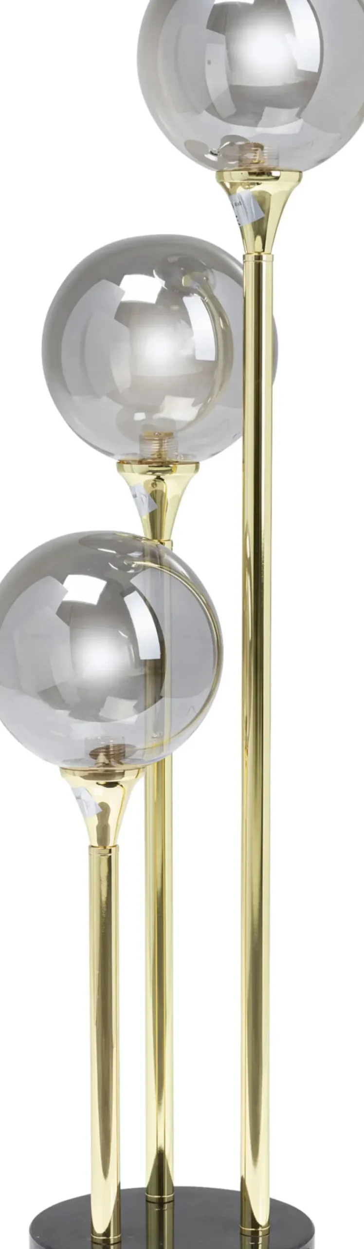 Bordslampa Al Capone - Klotlampa i Tonat Glas, Grå - KARE Design