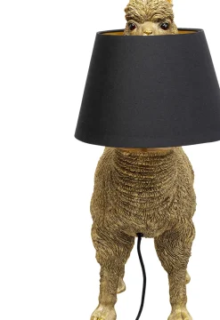 Bordslampa Alpaca - Alpacka, Guld Med Svart Skärm, 59cm - KARE Design