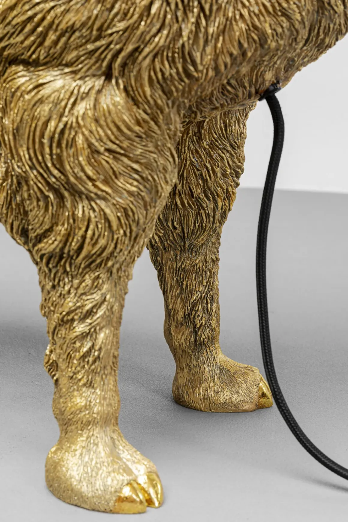 Bordslampa Alpaca - Alpacka, Guld Med Svart Skärm, 59cm - KARE Design