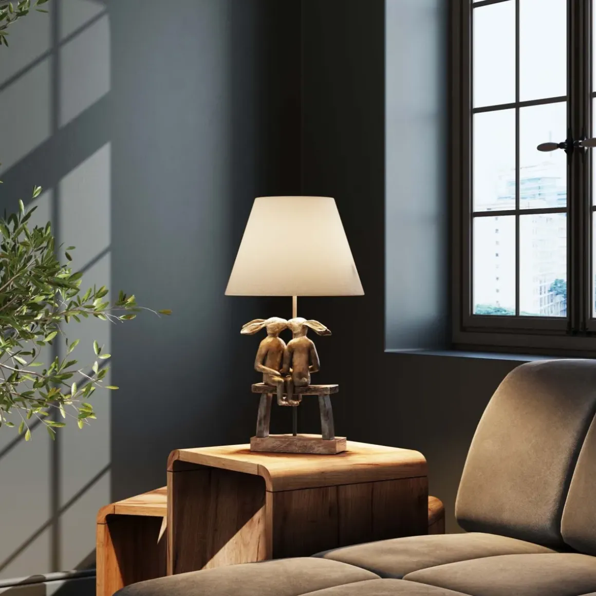 Bordslampa Animal Bunny Love, 53cm - KARE Design