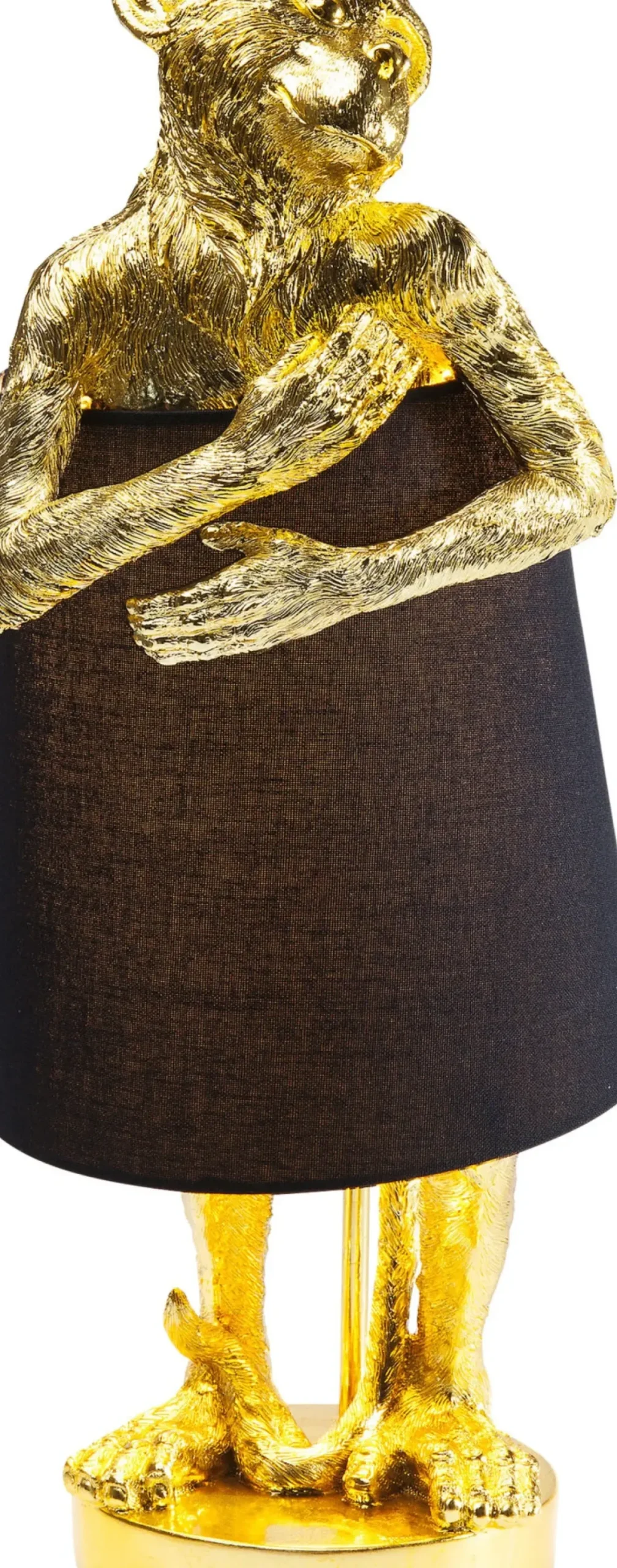 Bordslampa Animal Monkey - Apa, Guld 56cm - KARE Design