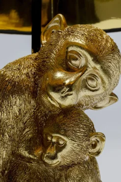 Bordslampa Animal Monkey Love - Guld/Svart Skärm - KARE Design