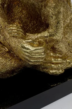 Bordslampa Animal Monkey Love - Guld/Svart Skärm - KARE Design