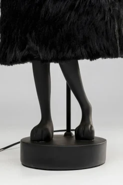 Bordslampa Animal Rabbit Fur - Svart/Guld, 68cm - KARE Design