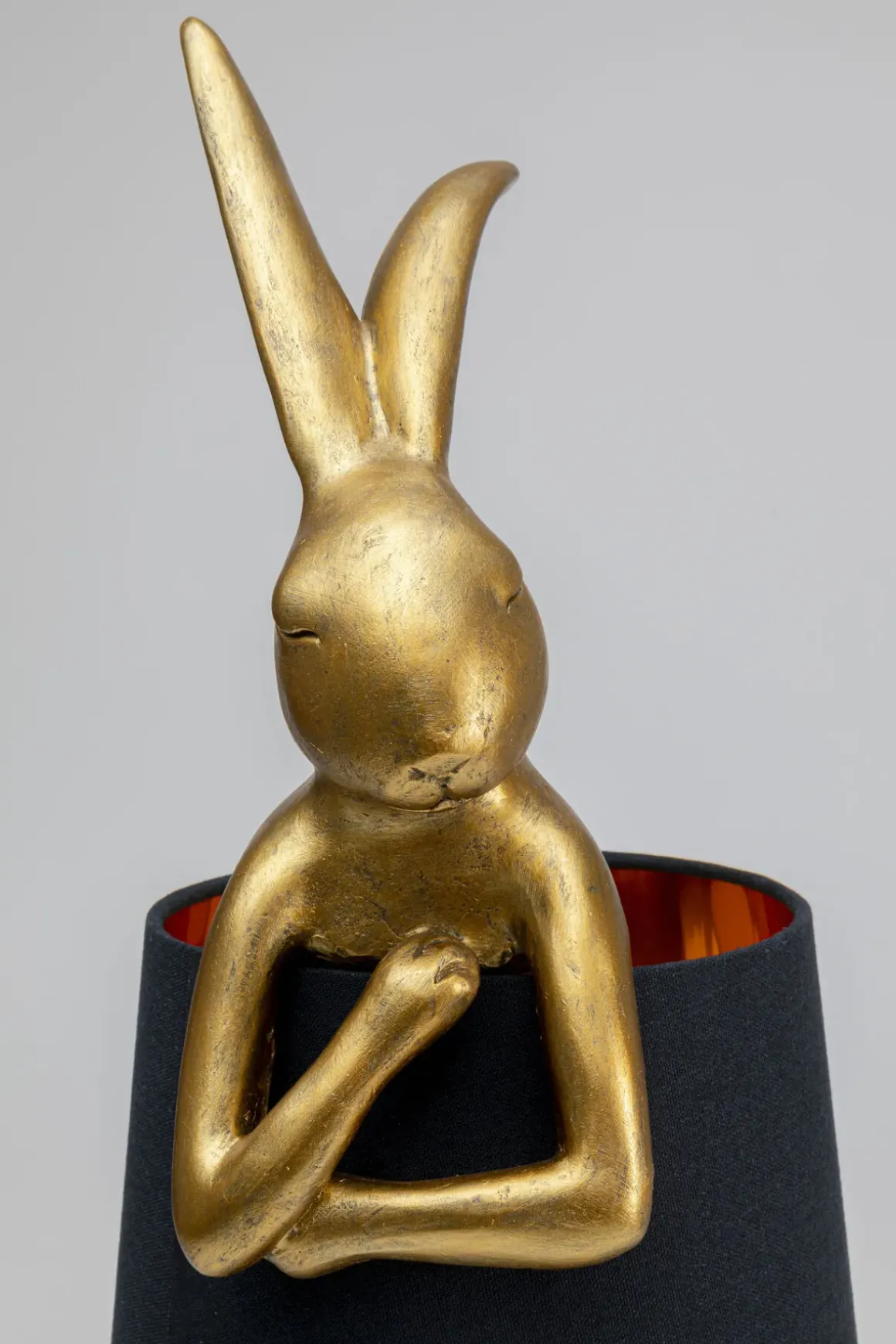 Bordslampa Animal Rabbit - Guld/Svart, 68cm - KARE Design