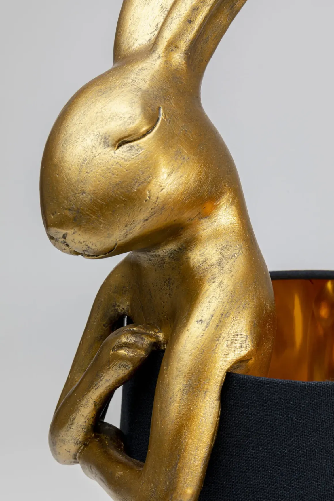 Bordslampa Animal Rabbit - Guld/Svart, 68cm - KARE Design