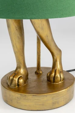 Bordslampa Animal Rabbit - Guld/Grön, 68cm - KARE Design