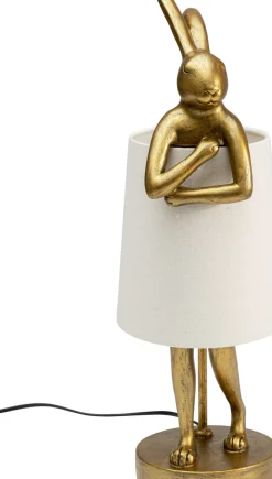 Bordslampa Animal Rabbit - Guld/Vit, 50cm - KARE Design