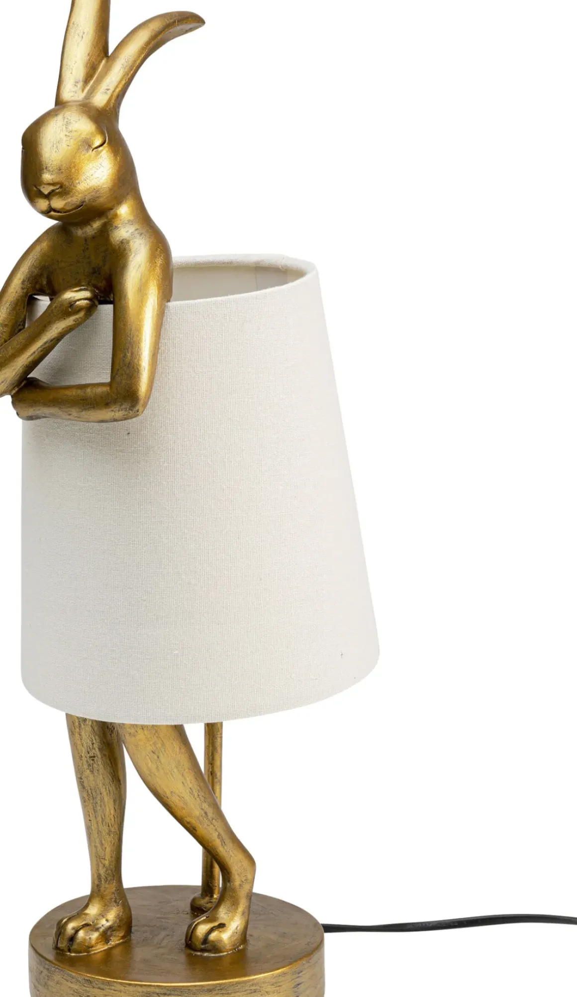 Bordslampa Animal Rabbit - Guld/Vit, 50cm - KARE Design