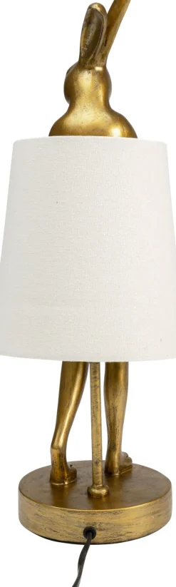 Bordslampa Animal Rabbit - Guld/Vit, 50cm - KARE Design
