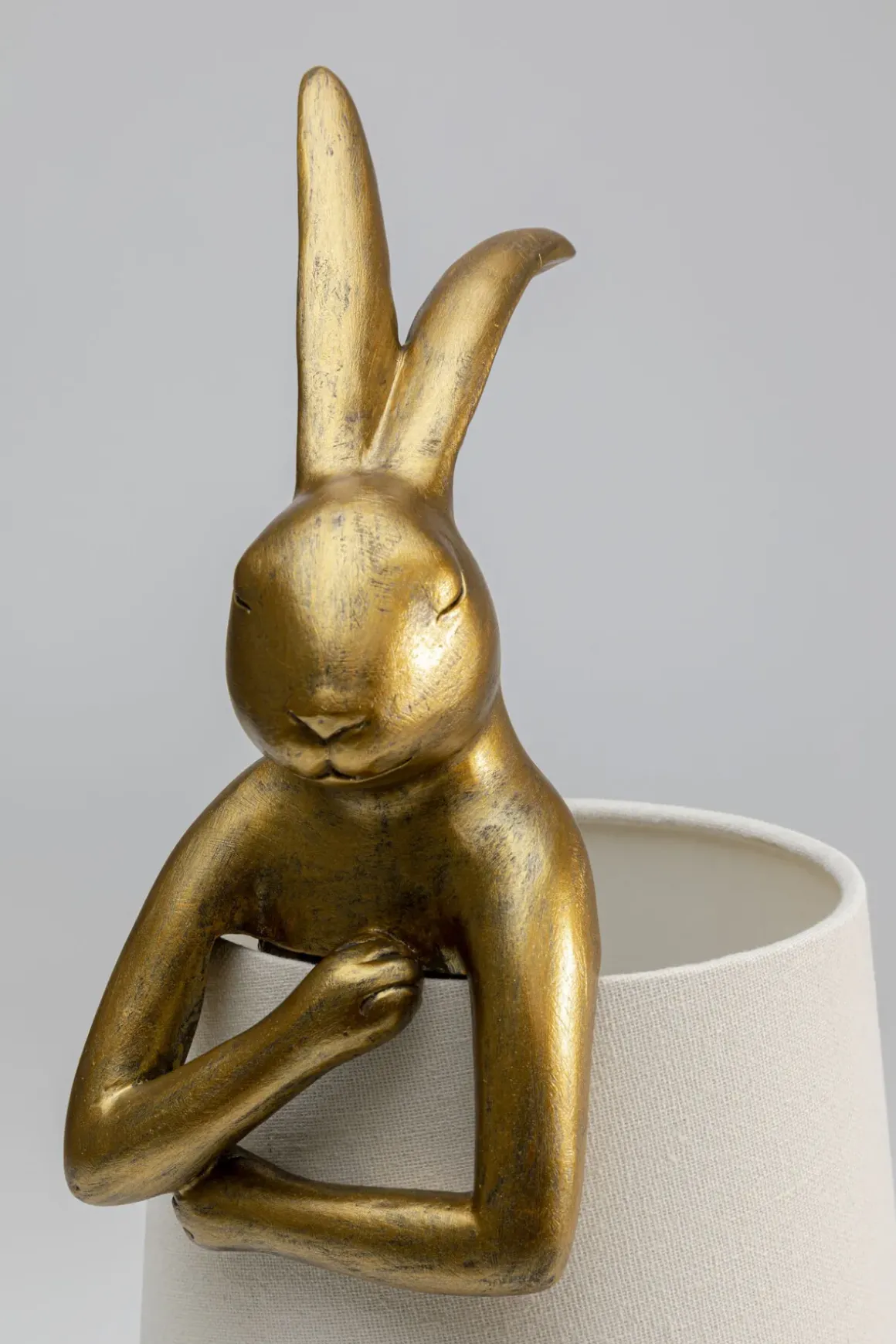 Bordslampa Animal Rabbit - Guld/Vit, 50cm - KARE Design