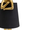 Bordslampa Animal Rabbit - Kanin, Guld/Svart, 50cm - KARE Design