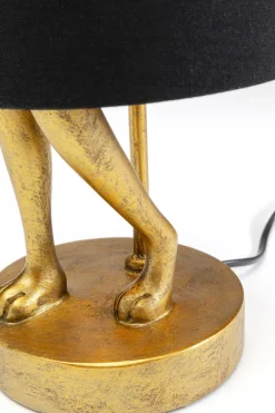 Bordslampa Animal Rabbit - Kanin, Guld/Svart, 50cm - KARE Design