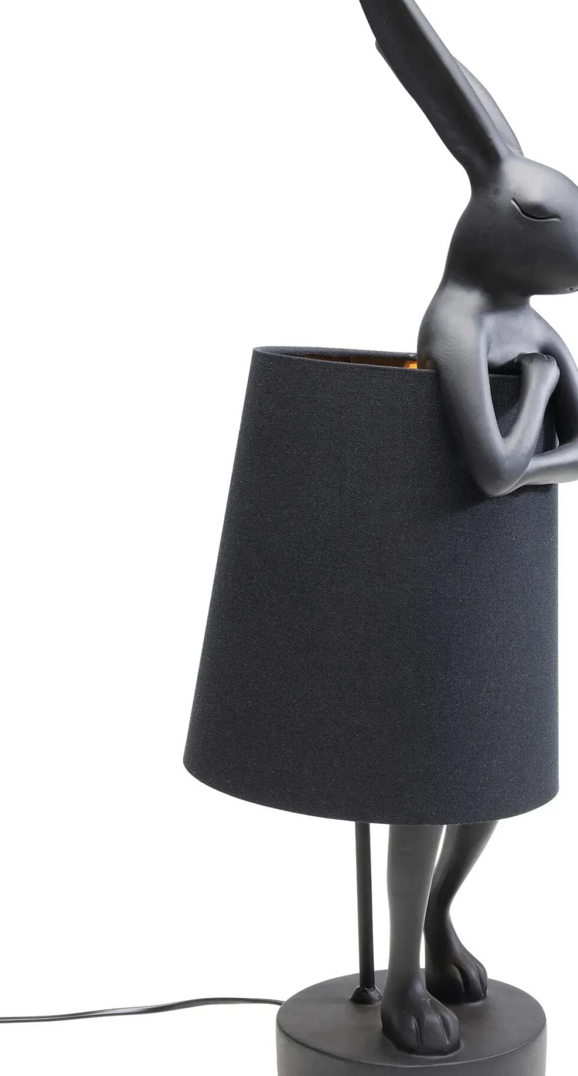 Bordslampa Animal Rabbit - Svart, 68cm - KARE Design