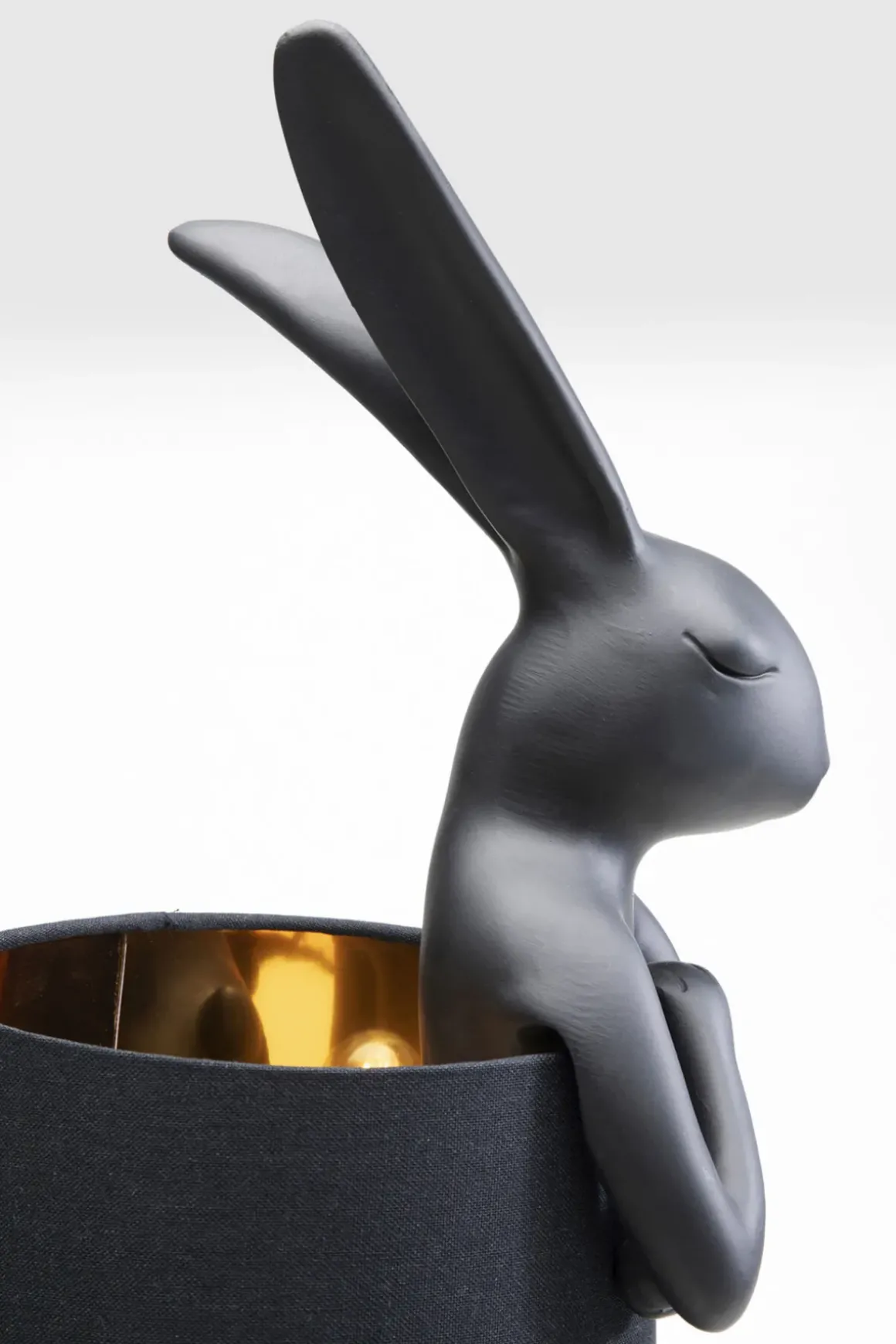 Bordslampa Animal Rabbit - Svart, 68cm - KARE Design