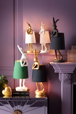 Bordslampa Animal Rabbit - Svart, 68cm - KARE Design