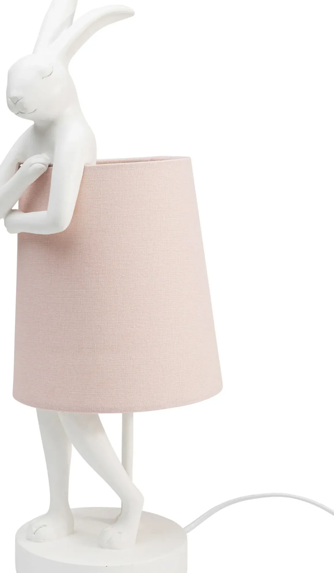 Bordslampa Animal Rabbit - Vit/Rosa, 50cm - KARE Design