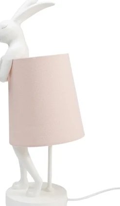 Bordslampa Animal Rabbit - Vit/Rosa, 50cm - KARE Design
