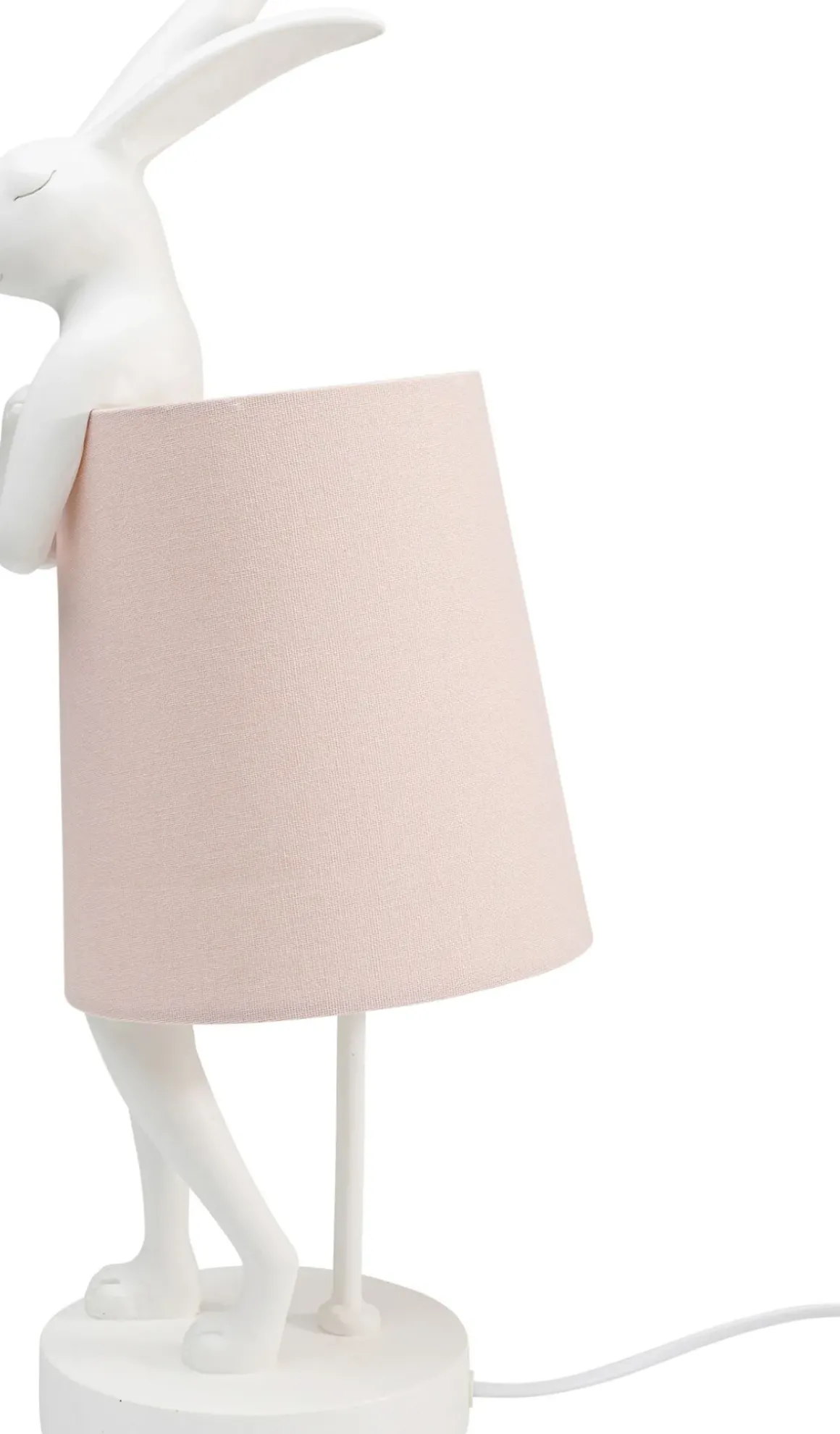 Bordslampa Animal Rabbit - Vit/Rosa, 50cm - KARE Design