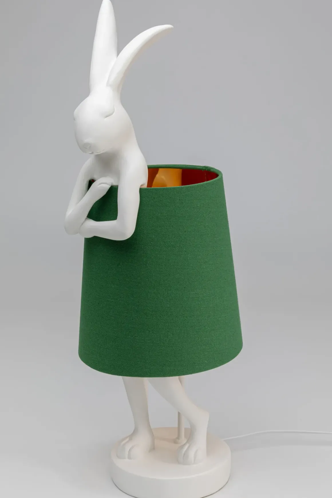 Bordslampa Animal Rabbit - Vit/Grön, 68cm - KARE Design