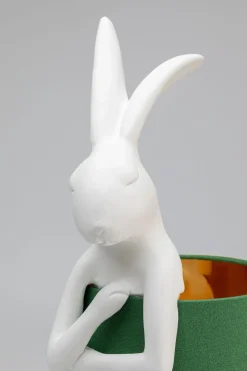 Bordslampa Animal Rabbit - Vit/Grön, 68cm - KARE Design