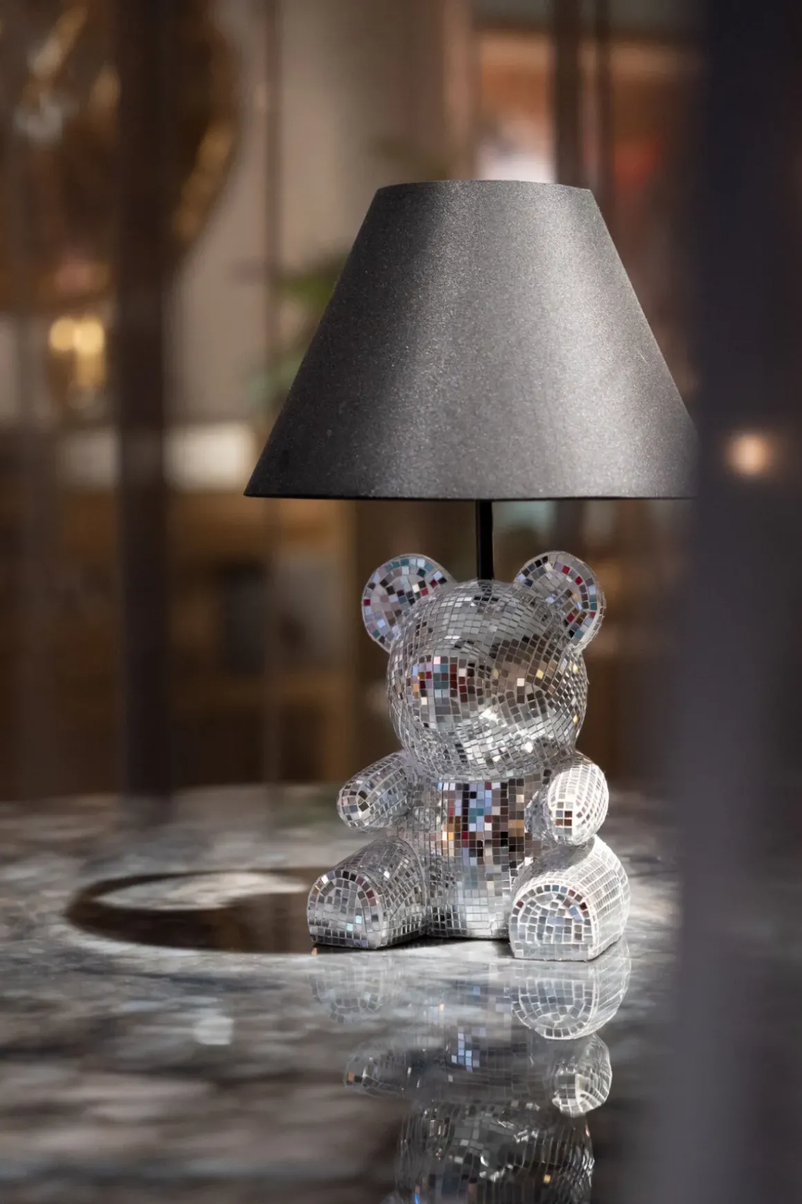 Bordslampa Bear Disco, 40cm - KARE Design