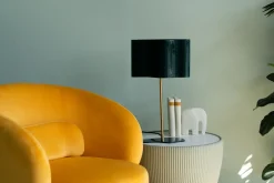 Bordslampa Cloudy Oval Petrol, 49cm - KARE Design