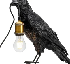 Bordslampa Crow - Kråka, Matt Svart - KARE Design