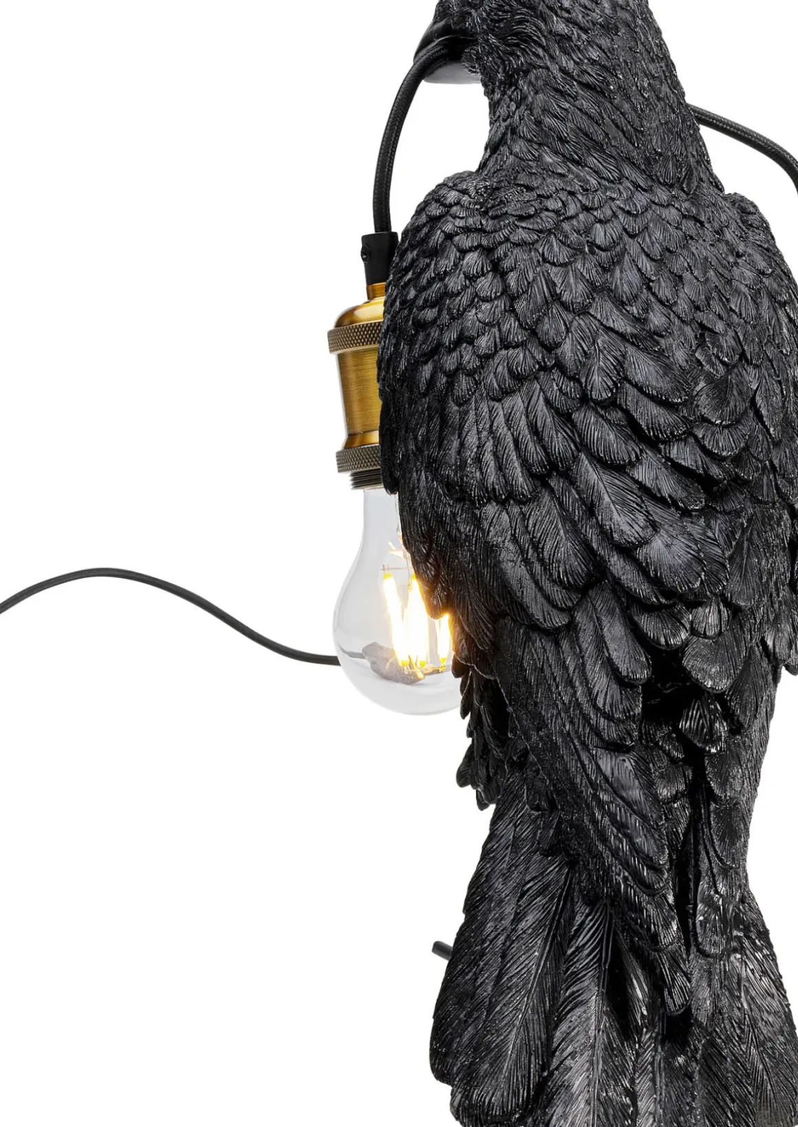 Bordslampa Crow - Kråka, Matt Svart - KARE Design