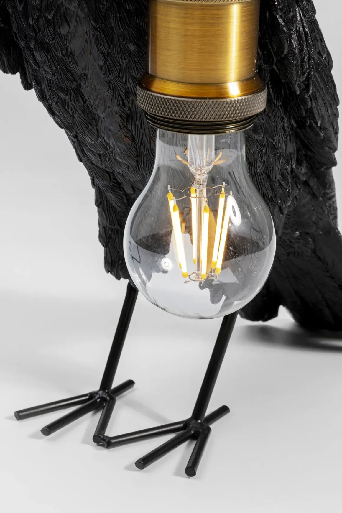 Bordslampa Crow - Kråka, Matt Svart - KARE Design