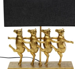 Bordslampa Dancing Cows - Svart/Guld - KARE Design