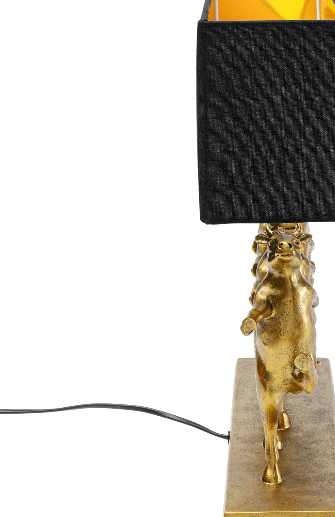 Bordslampa Dancing Cows - Svart/Guld - KARE Design