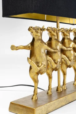Bordslampa Dancing Cows - Svart/Guld - KARE Design