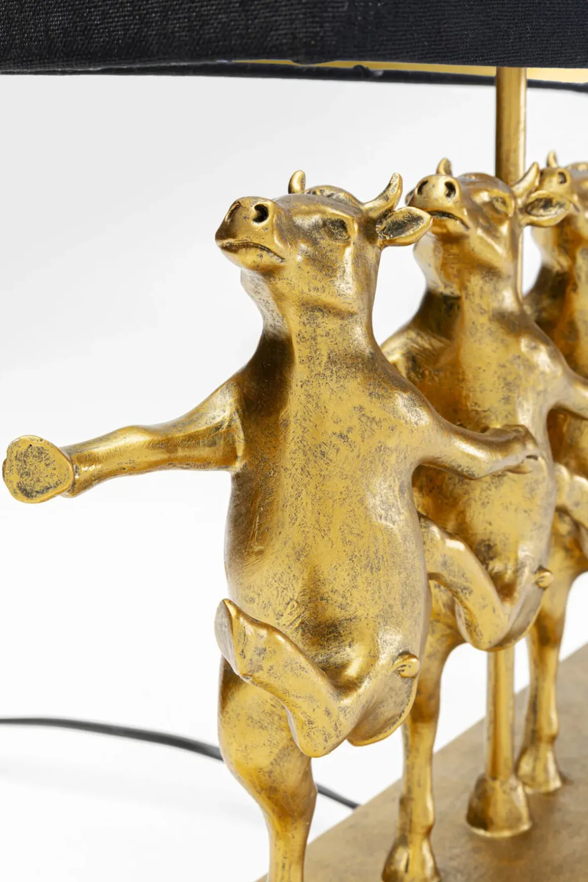 Bordslampa Dancing Cows - Svart/Guld - KARE Design