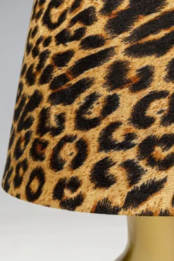 Bordslampa Donna Leo - Guldfärgad Kropp Med Leopardskärm 48cm - KARE Design
